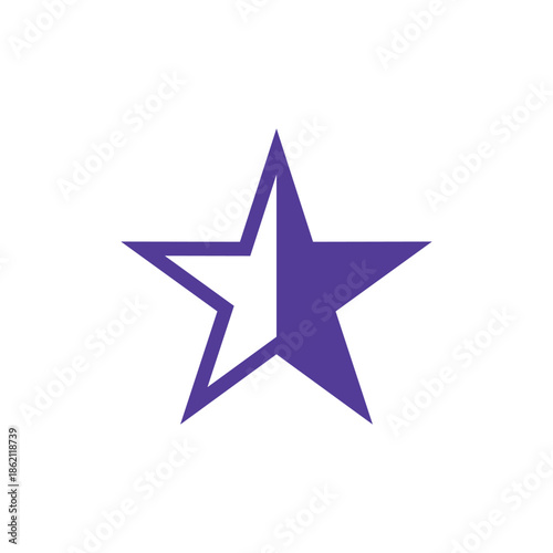 Star Icon Trendy Vector Template Illustration Logo Design