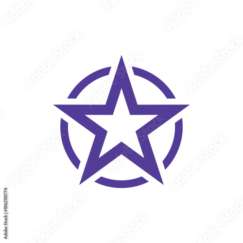 Star Icon Trendy Vector Template Illustration Logo Design