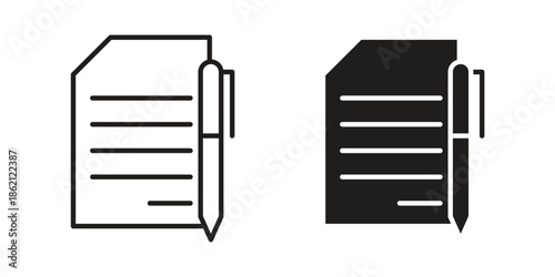 Agreement icons symbol template for graphic and web design