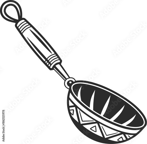 kitchen spatula vector illustration