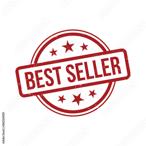 Best Seller Stamp, Best Seller Grunge Round Sign