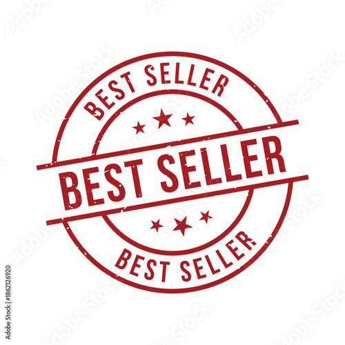 Best Seller Stamp, Best Seller Grunge Round Sign