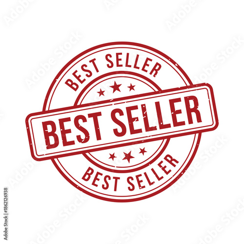Best Seller Stamp, Best Seller Grunge Round Sign