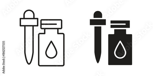 Essential oils icons symbol template for graphic and web design