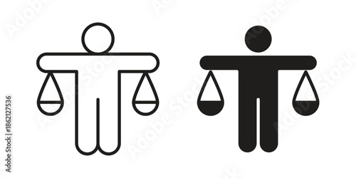 Ethics icons symbol template for graphic and web design