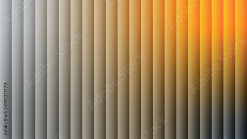 Abstract striped metal texture background with wooden and cardboard elements