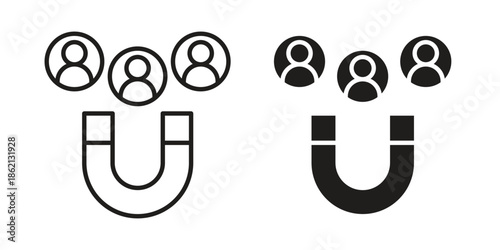 Lead generation icons symbol template for graphic and web design
