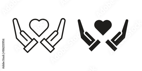 Life insurance icons symbol template for graphic and web design