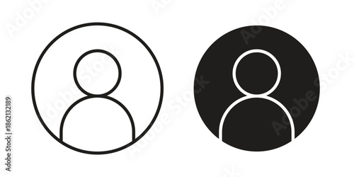 Login icons symbol template for graphic and web design