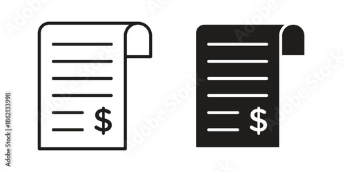 Payroll icons symbol template for graphic and web design
