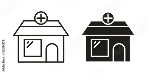 Pharmacy icons symbol template for graphic and web design