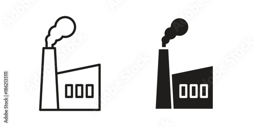 Pollution icons symbol template for graphic and web design