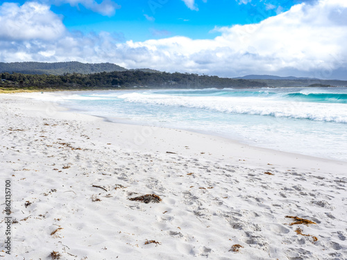 Binalong bay beach in Tasmania