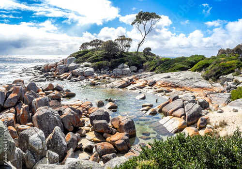 Bay of fires conservation area in Tasmania