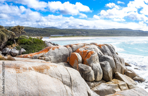 Bay of fires conservation area in Tasmania
