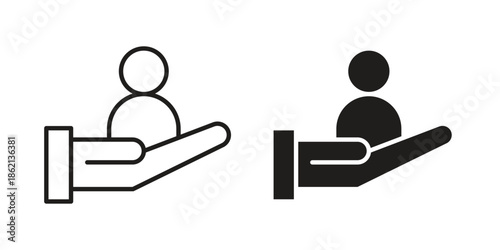 Retention icons symbol template for graphic and web design