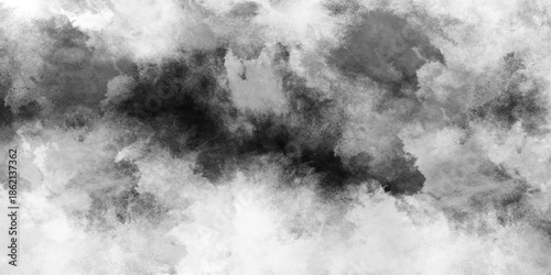 Black bold grainy distressed watercolor paint stains and blotches, aConcrete old and grainy wall white color grunge texture. ckground texture, old vintage grunge with marbled watercolor painted design