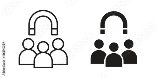 User engagement icons symbol template for graphic and web design