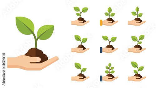 Black and white silhouettes of birds in flight and abstract shapes