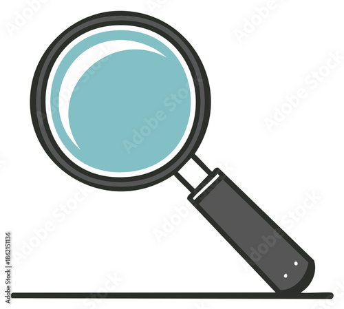 Magnifying Glass Icon Searching Investigation Exploration Examination Discovery Analysis Inspecting Close up Enlarge