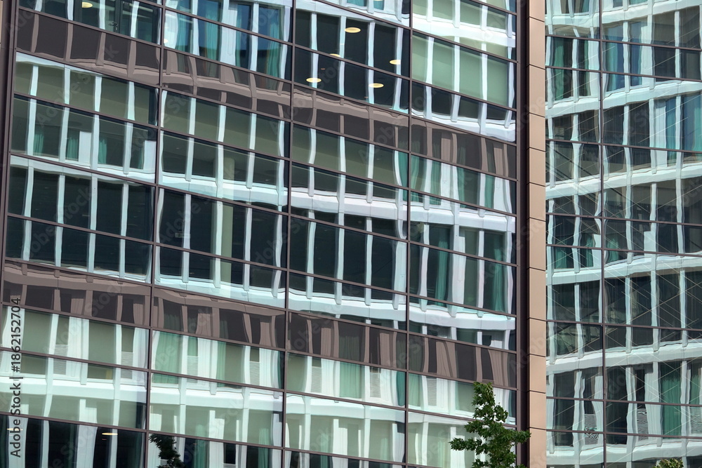 Obraz premium Glasfassade in Frankfurt