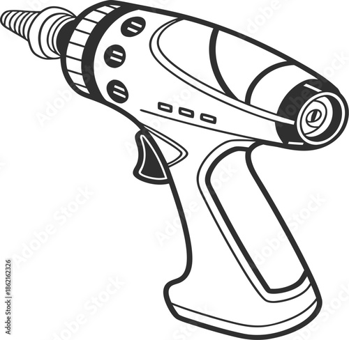 hair dryer vector illustration