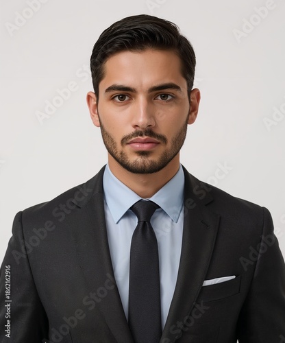 smiling filipino guy on oversized shirt fit model pose on white background