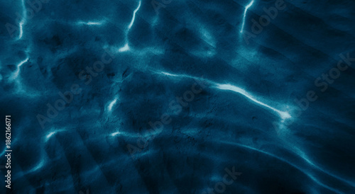 sea bed in dark blue