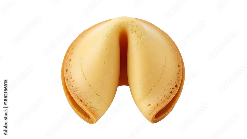Fototapeta premium Fortune cookie isolated on transparent background