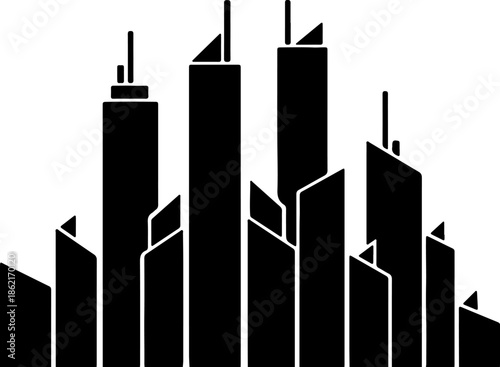 Blank vector file display isolated on white background

