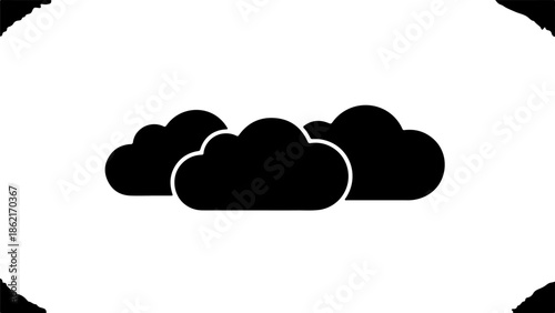 Blank vector file display isolated on white background

