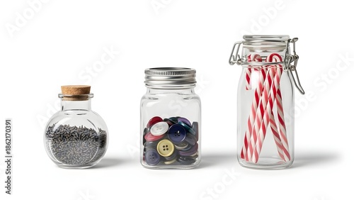 Savings and Investment Concept with Coins in Glass Jar
