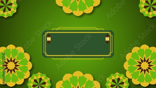 Islamic Title with Scene Reveal Transition