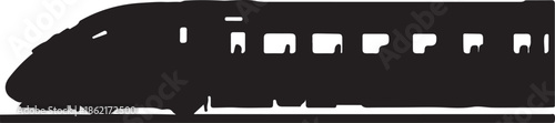 highspeed train silhouette