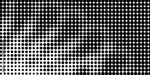 Abstract white and gray color background with halftone effect, dot pattern. Vector illustration.