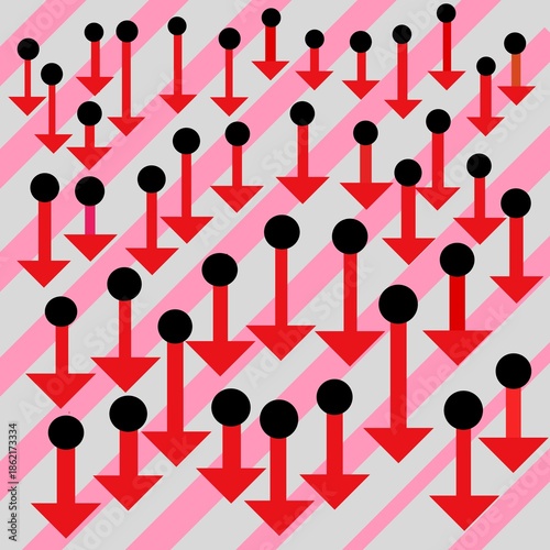 seamless pattern of people