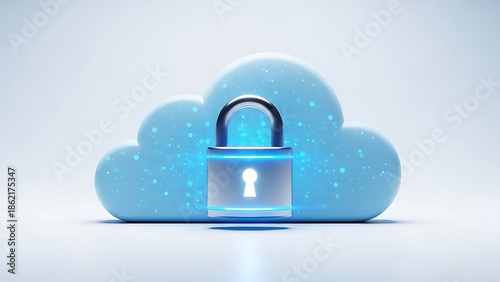 Secure cloud storage with lock protection