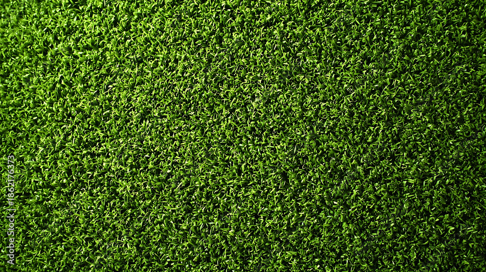 Obraz premium Detailed Macro Shot of Vibrant Green Artificial Turf