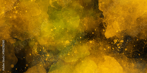 orange old paper parchment watercolor splatter grunge background.