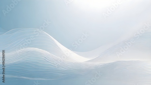 Minimal Inspirational Desktop Wallpaper for Focused Workspace Minimalist abstract waves reflected on calm water in soft blue tones This image was created using AI based on my original prompt.