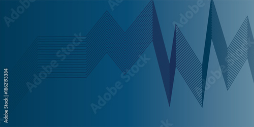 Modern blue abstract background with elegant diagonal lines in transparent blue and black.Vector Background