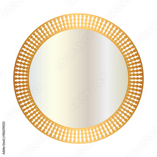 Golden circle frame border