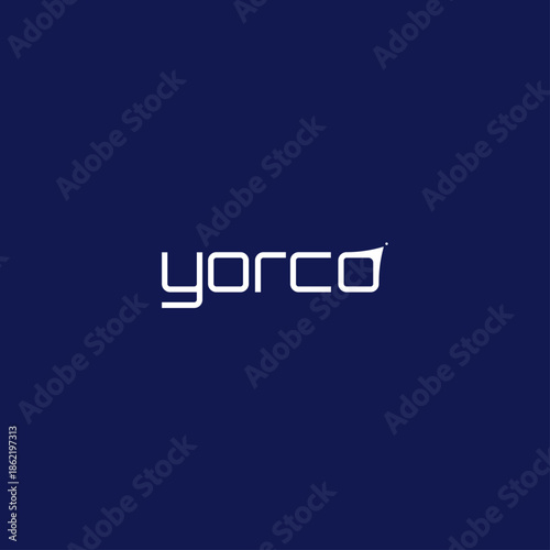 Futuristic and minimalist tech logo for 