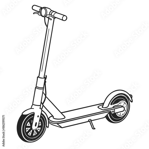 Modern electric scooter
