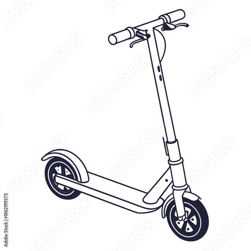 Modern electric scooter