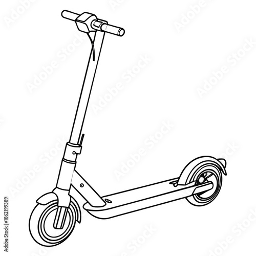 Modern electric scooter