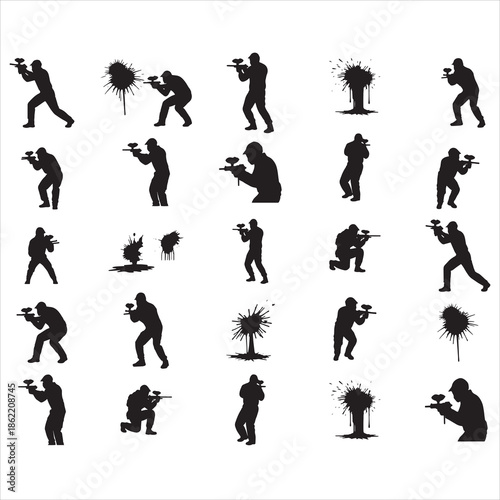 Paintball Svg Bundle