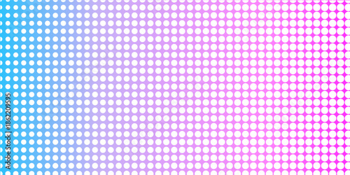 Abstract perforated background. Colorful perforated bent sheet grid. Beautiful soft waves blur. Geometric pattern of round hole, dots. Holes texture background. Technology or Science. Vector EPS10.