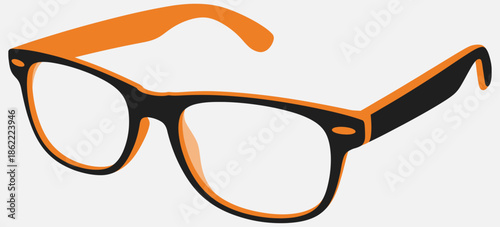 Optics set including lenses, glasses, scopes, and visual devices, detailed vector collection of optical tools for science, engineering, photography, laboratory study, innovation concepts,