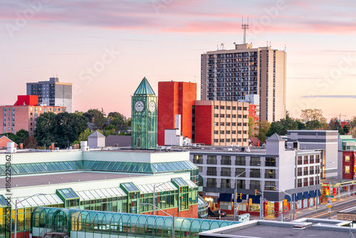 Canvas Print Kitchener, Ontario, Canada Downtown City Skyline 3386